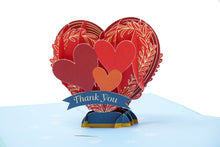 Load image into Gallery viewer, A Big Thank You - 3D Pop Up Greeting Card - For Friends, Family, Teachers, Neighbors, Co-Workers, Boss, Front-line, Essential Workers