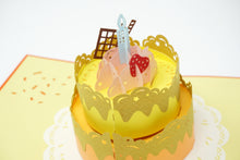 Load image into Gallery viewer, Birthday Cake - WOW 3D Pop Up Greeting Card