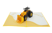 Load image into Gallery viewer, Bulldozer - WOW 3D Pop Up Greeting Card