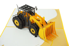 Load image into Gallery viewer, Bulldozer - WOW 3D Pop Up Greeting Card