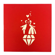 Load image into Gallery viewer, Diamond Couple - WOW 3D Pop Up Card