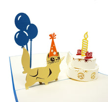 Load image into Gallery viewer, Cat Birthday - WOW 3D Pop Up Greeting Card