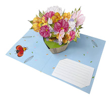 Load image into Gallery viewer, Cosmos Gorgeous Flowers - WOW 3D Pop Up Greeting Card
