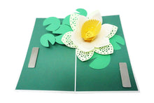 Load image into Gallery viewer, Lotus Flower - WOW 3D Pop Up Greeting Card