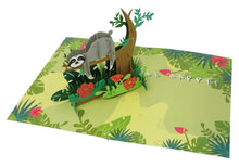 Load image into Gallery viewer, Fun Sloth Don&#39;t Hurry - 3D Pop Up Card