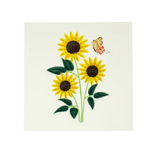 Load image into Gallery viewer, Sunflower Quilling Card