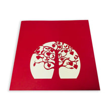 Load image into Gallery viewer, Wow Red Love Tree with Cupids - 3D Pop Up Greeting Card
