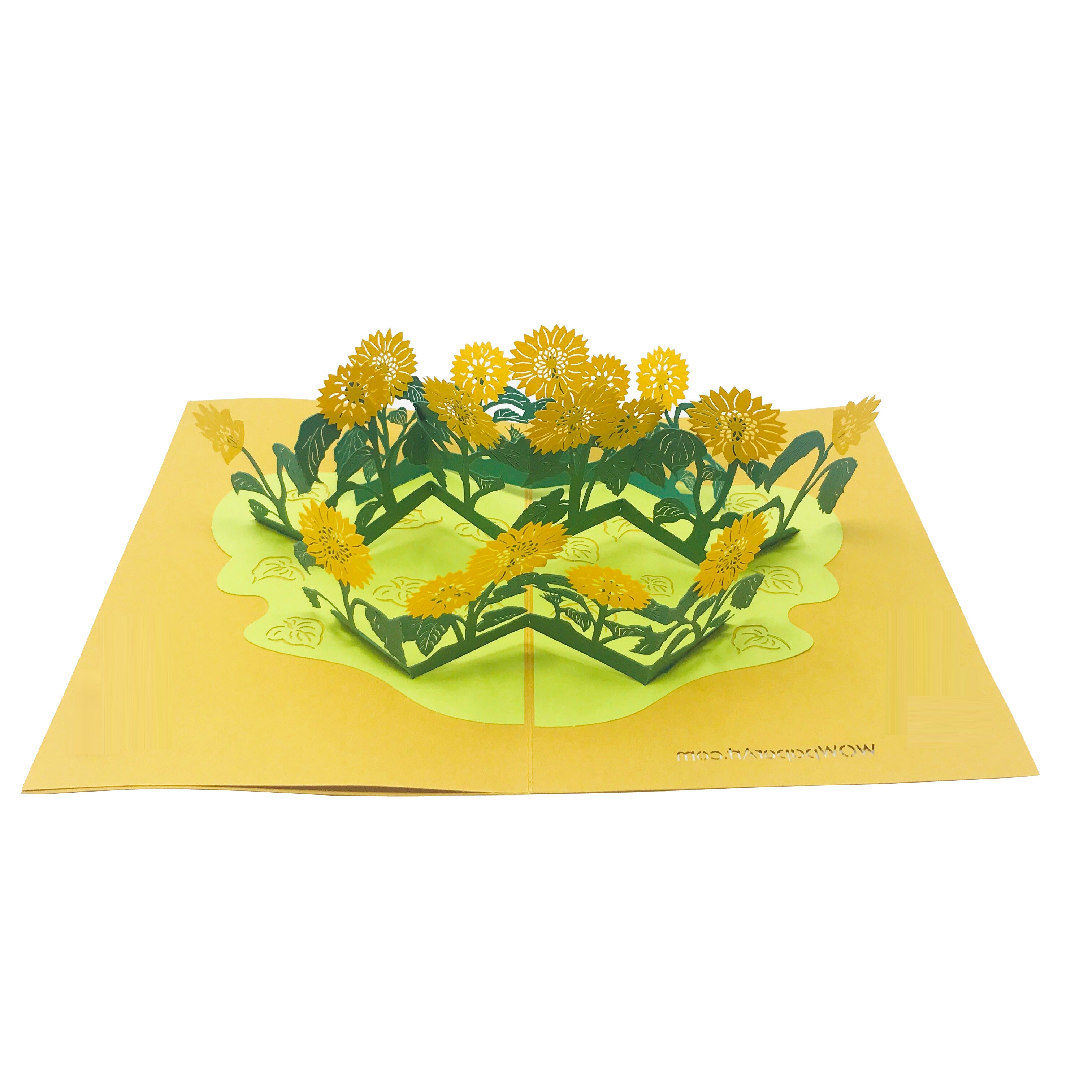 Wow Sun Flower - 3D Pop Up Greeting Card – WOW Pop Up Card