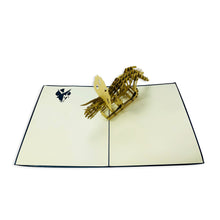 Load image into Gallery viewer, Wow Triceratops Dinosaur - 3D Pop Up Greeting Card
