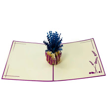 Load image into Gallery viewer, Lavender Flower Vase - WOW 3D Pop Up Card

