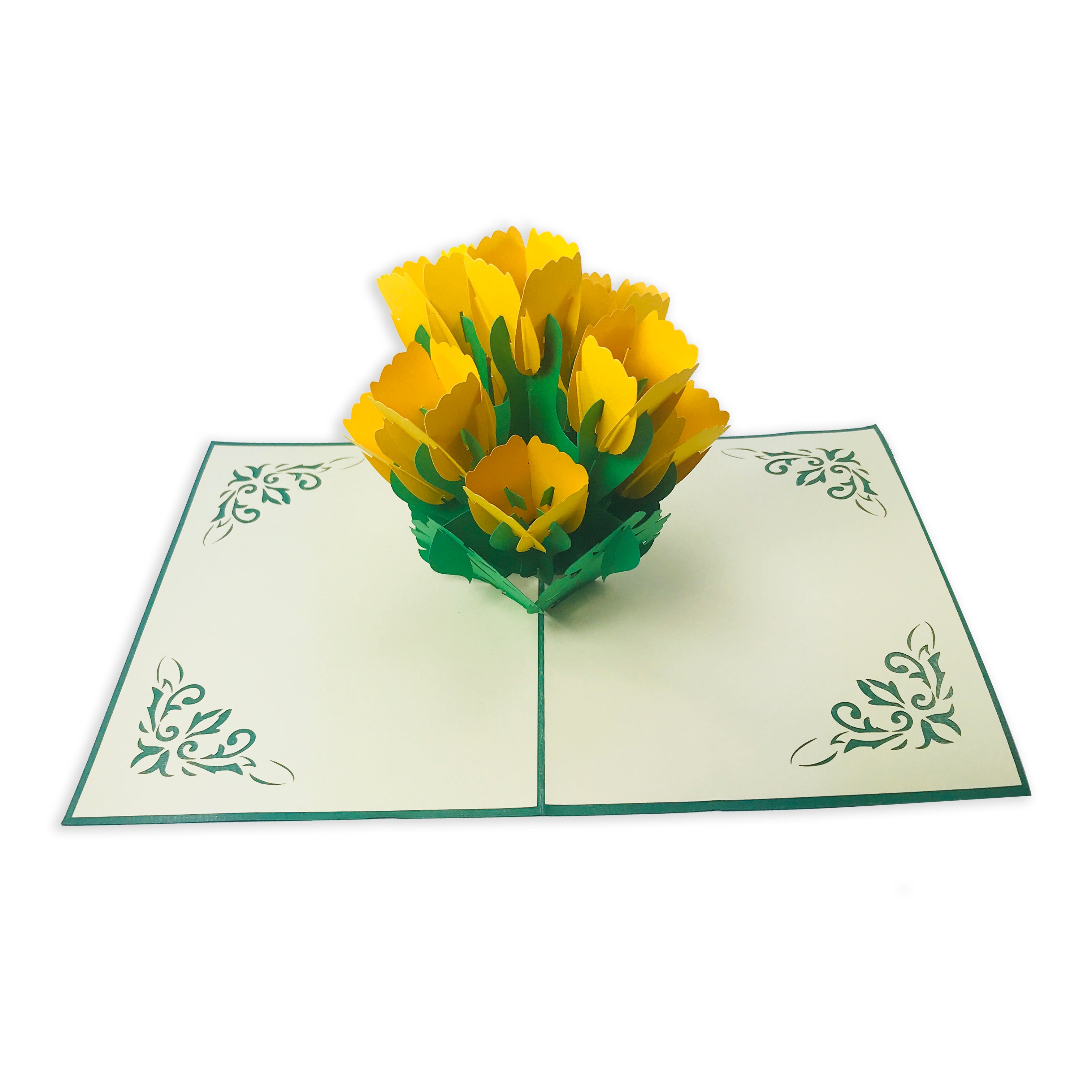 Yellow Tulip - WOW 3D Pop Up Card – WOW Pop Up Card