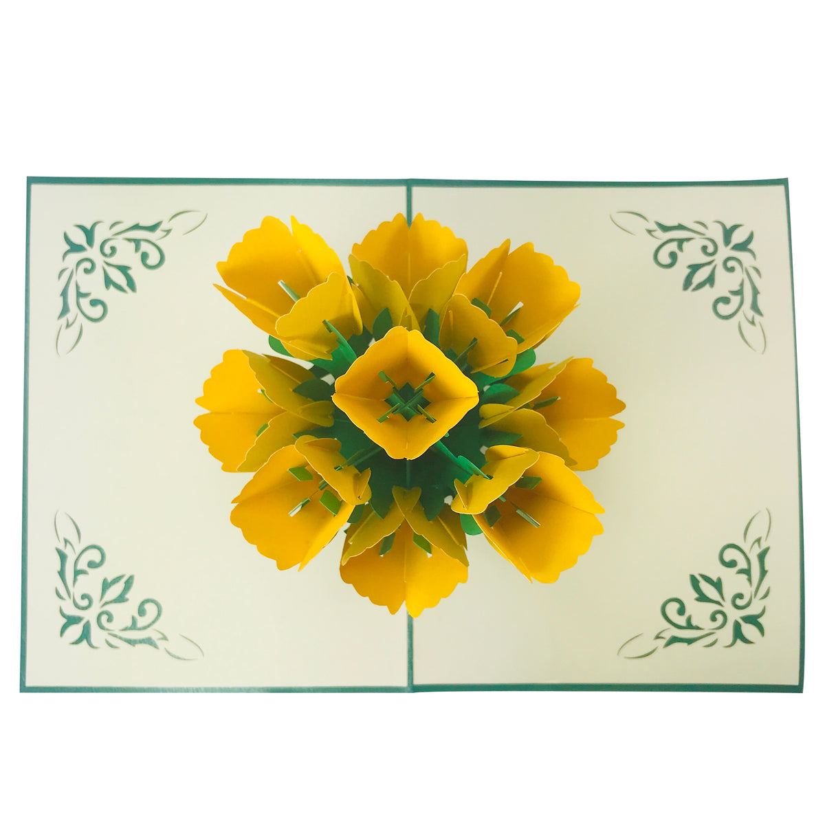 Yellow Tulip - WOW 3D Pop Up Card – WOW Pop Up Card