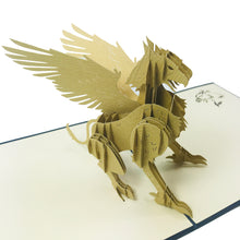 Load image into Gallery viewer, Wow The Griffin - 3D Pop Up Greeting Card
