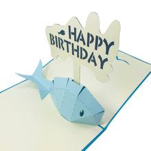 Load image into Gallery viewer, Whale Birthday - WOW 3D Pop Up Card