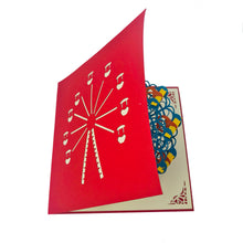 Load image into Gallery viewer, Ferris Wheel Blue Orange - WOW 3D Pop Up Card