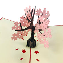 Load image into Gallery viewer, Pink Small Cherry Tree - WOW 3D Pop Up Card