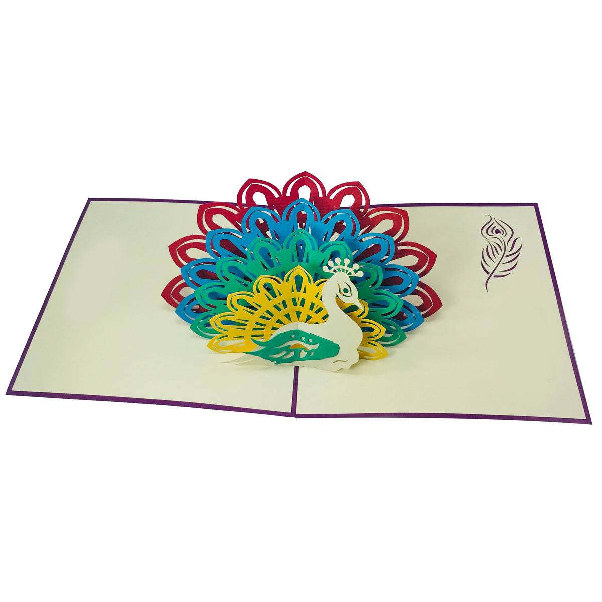 Peacock - WOW 3D Pop Up Card – WOW Pop Up Card