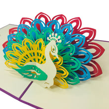Load image into Gallery viewer, Peacock - WOW 3D Pop Up Card