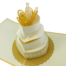 Load image into Gallery viewer, Wedding Cake - WOW 3D Pop Up Card
