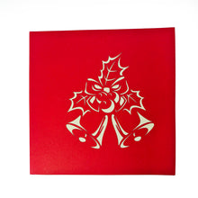 Load image into Gallery viewer, Christmas Flower Ring - Pop Up Card
