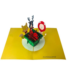 Load image into Gallery viewer, Animal &amp; Giftbox - WOW 3D Pop Up Card