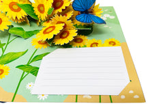 Load image into Gallery viewer, Sunflower &amp; Butterfly- 3D Pop Up Greeting Card
